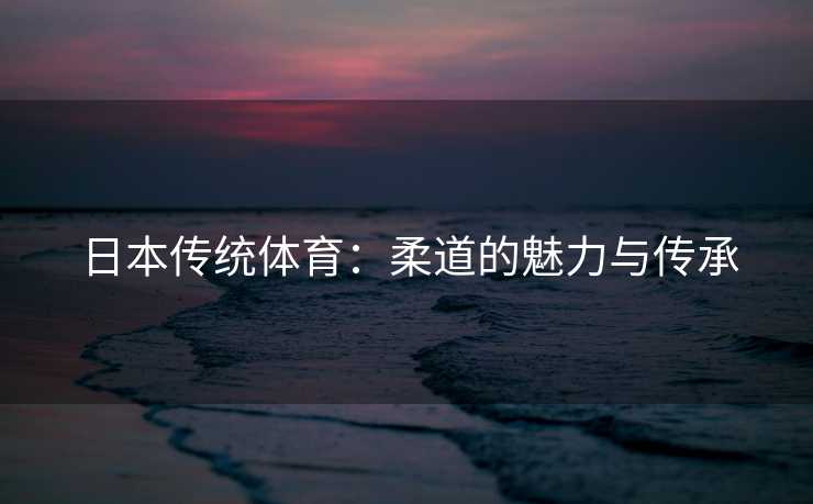 日本传统体育：柔道的魅力与传承