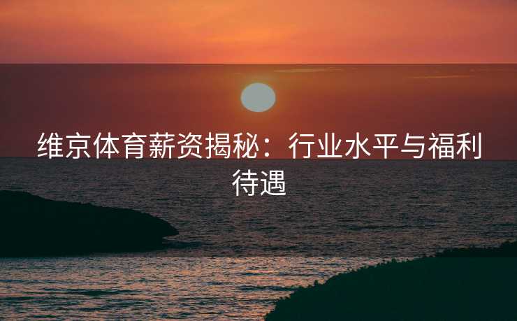 维京体育薪资揭秘：行业水平与福利待遇
