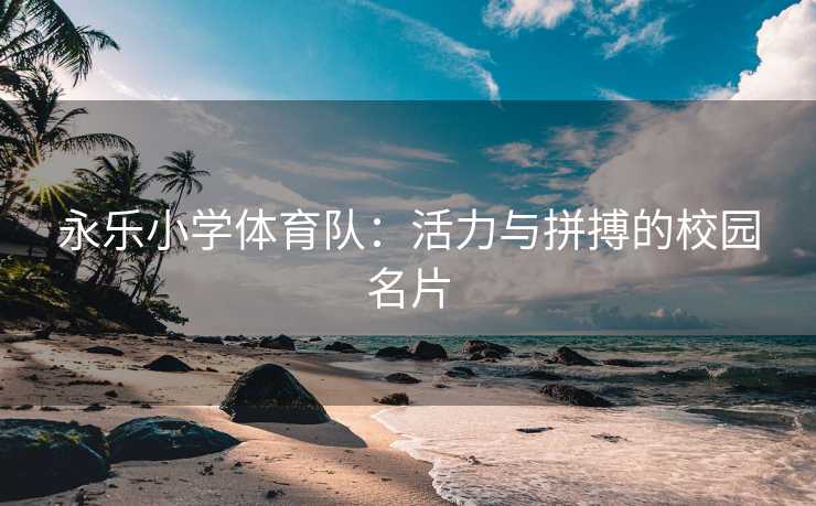 永乐小学体育队：活力与拼搏的校园名片