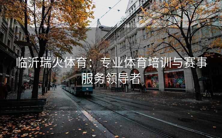 临沂瑞火体育：专业体育培训与赛事服务领导者