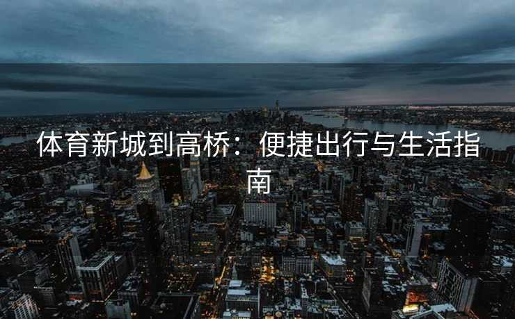 体育新城到高桥：便捷出行与生活指南