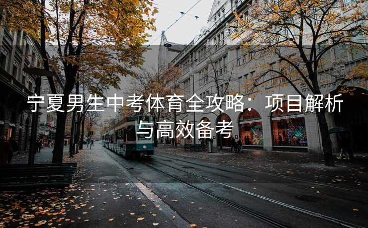 宁夏男生中考体育全攻略：项目解析与高效备考