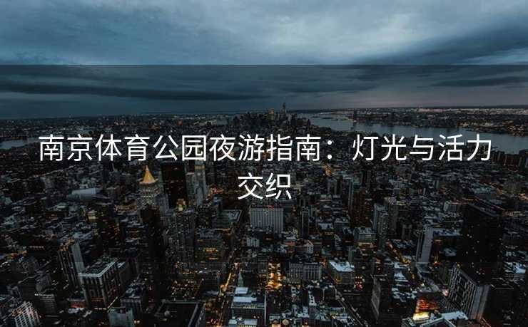 南京体育公园夜游指南：灯光与活力交织