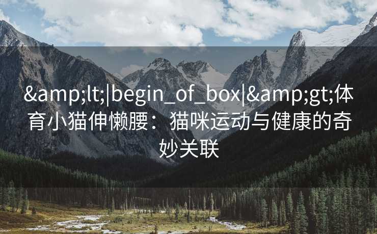 <|begin_of_box|>体育小猫伸懒腰:猫咪运动与健康的奇妙关联 <|begin_of_box|>体育小猫伸懒腰:猫咪运动与健康的奇妙关联